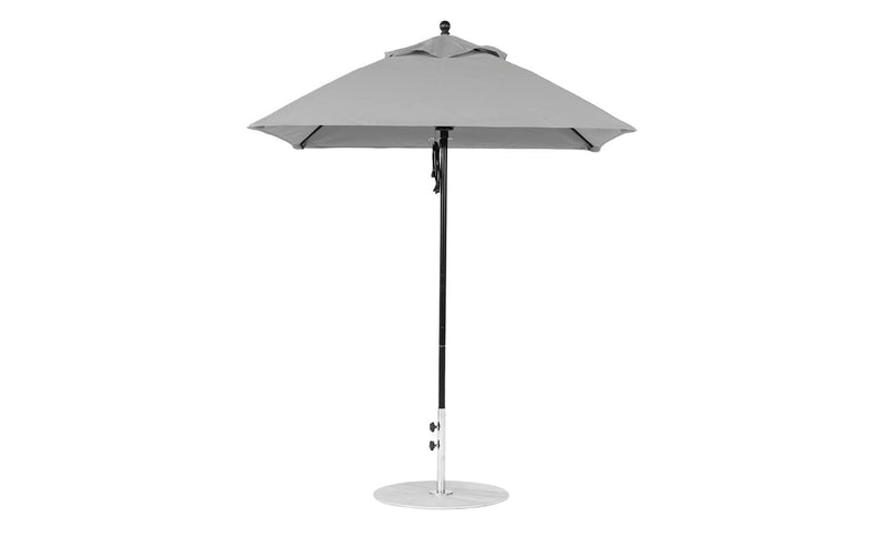 Ledge Lounger 6.5' Square Pulley Essential Fiberglass Umbrella