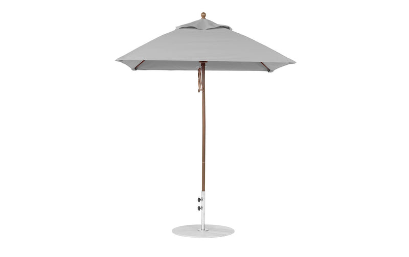 Ledge Lounger 6.5' Square Pulley Essential Fiberglass Umbrella
