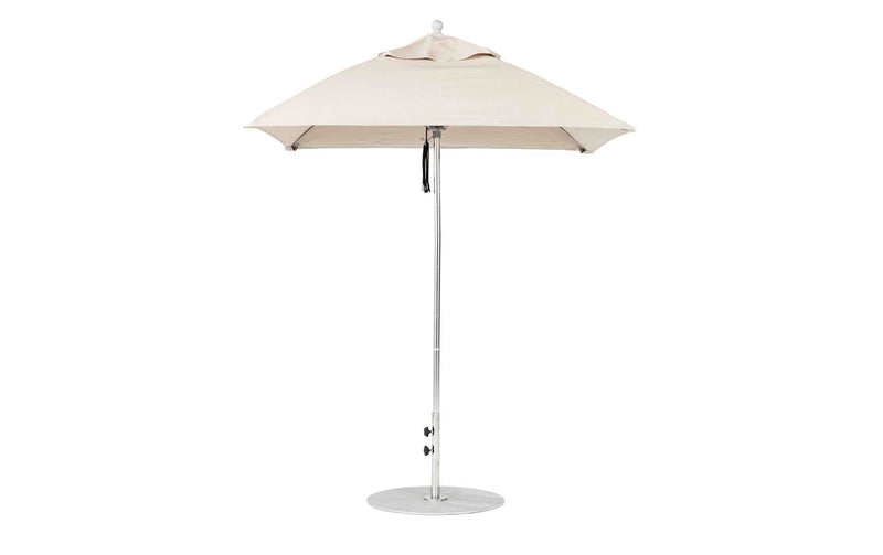 Ledge Lounger 6.5' Square Pulley Essential Fiberglass Umbrella