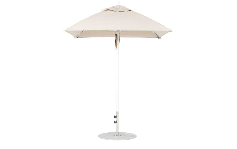 Ledge Lounger 6.5' Square Pulley Essential Fiberglass Umbrella