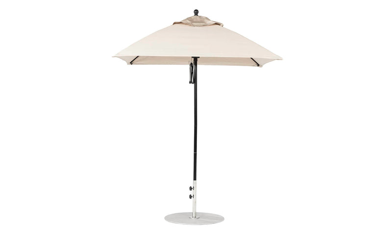 Ledge Lounger 6.5' Square Pulley Essential Fiberglass Umbrella