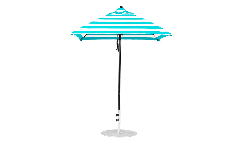 Ledge Lounger 6.5' Square Pulley Essential Fiberglass Umbrella