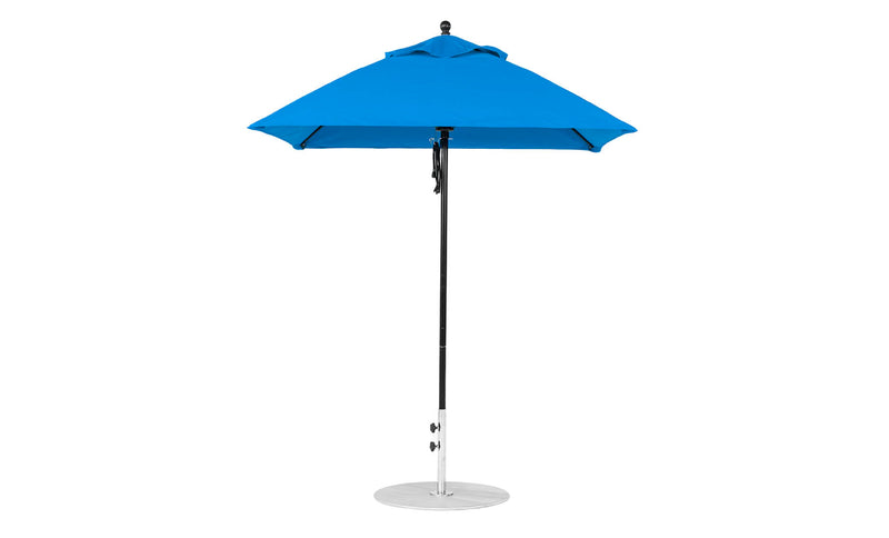 Ledge Lounger 6.5' Square Pulley Essential Fiberglass Umbrella