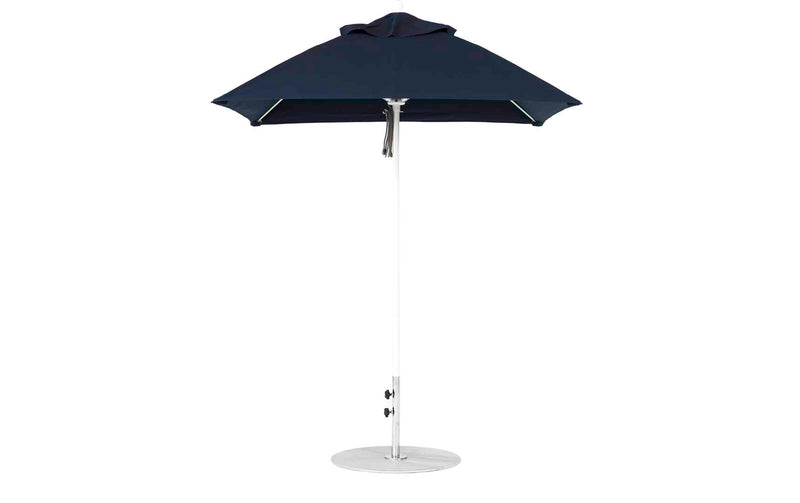 Ledge Lounger 6.5' Square Pulley Essential Fiberglass Umbrella