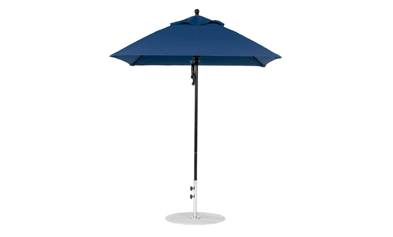 Ledge Lounger 6.5' Square Pulley Essential Fiberglass Umbrella