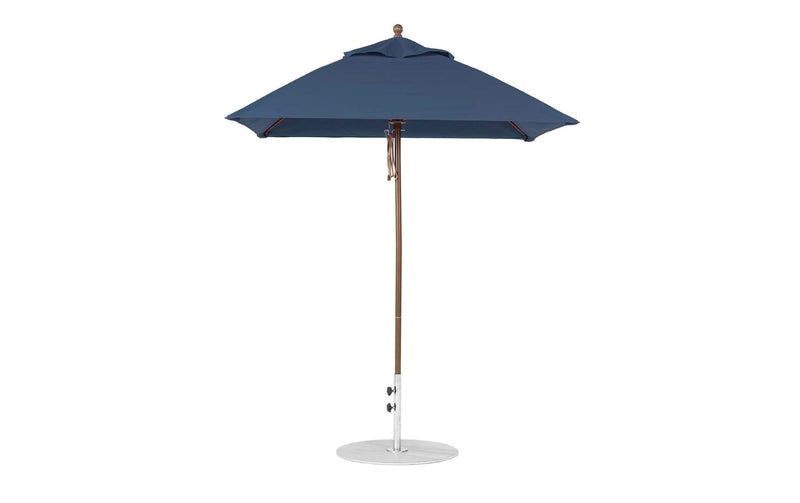 Ledge Lounger 6.5' Square Pulley Essential Fiberglass Umbrella