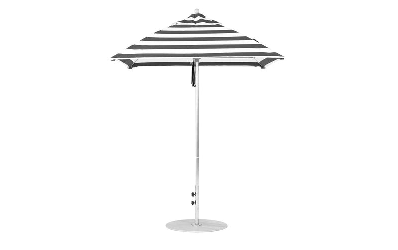 Ledge Lounger 6.5' Square Pulley Essential Fiberglass Umbrella