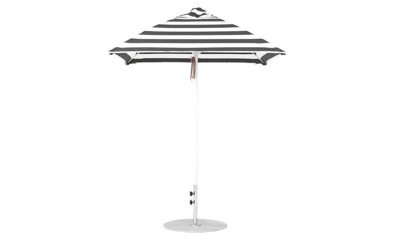 Ledge Lounger 6.5' Square Pulley Essential Fiberglass Umbrella