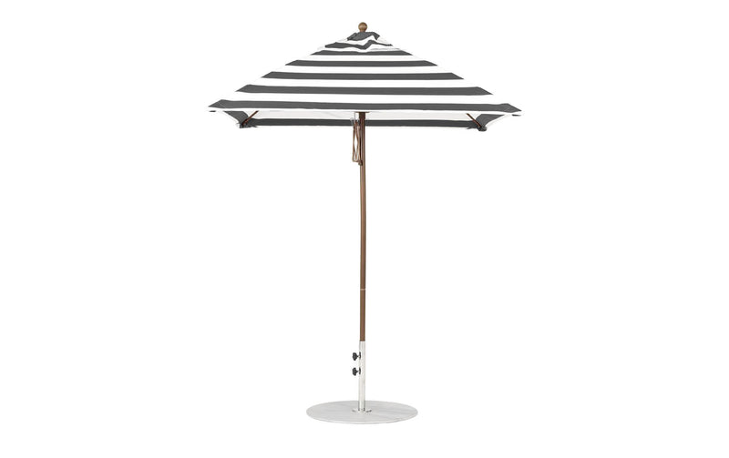 Ledge Lounger 6.5' Square Pulley Essential Fiberglass Umbrella