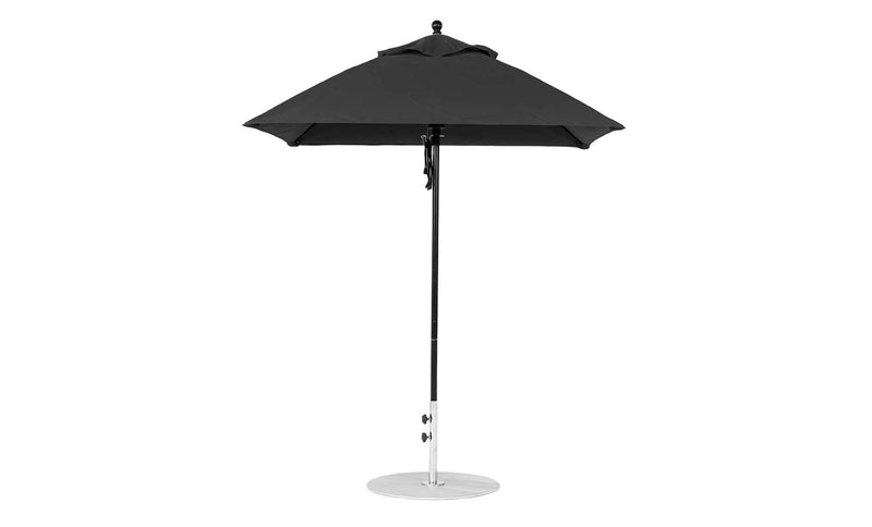Ledge Lounger 6.5' Square Pulley Essential Fiberglass Umbrella