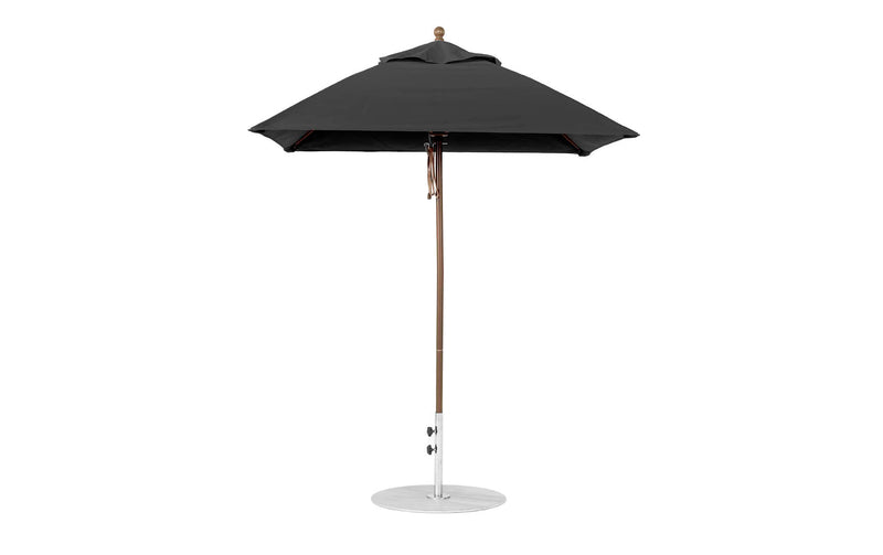 Ledge Lounger 6.5' Square Pulley Essential Fiberglass Umbrella