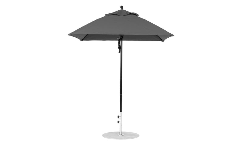Ledge Lounger 6.5' Square Pulley Essential Fiberglass Umbrella