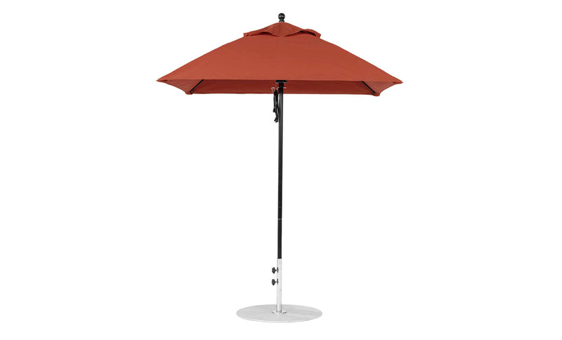 Ledge Lounger 6.5' Square Pulley Essential Fiberglass Umbrella