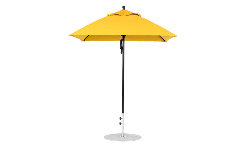 Ledge Lounger 6.5' Square Pulley Essential Fiberglass Umbrella
