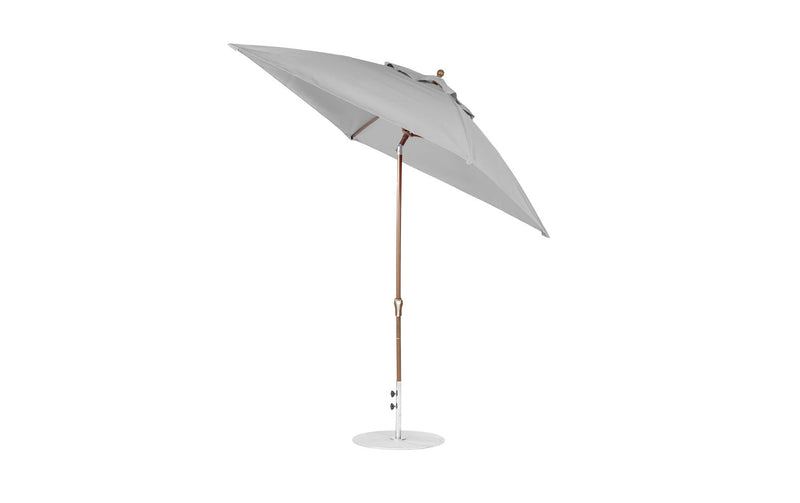 Ledge Lounger 7.5' Square Crank Auto Tilt Essential Fiberglass Umbrella
