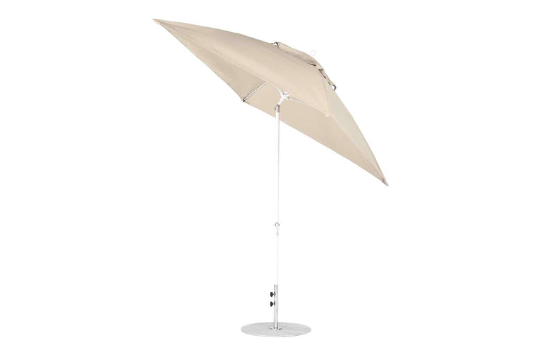 Ledge Lounger 7.5' Square Crank Auto Tilt Essential Fiberglass Umbrella