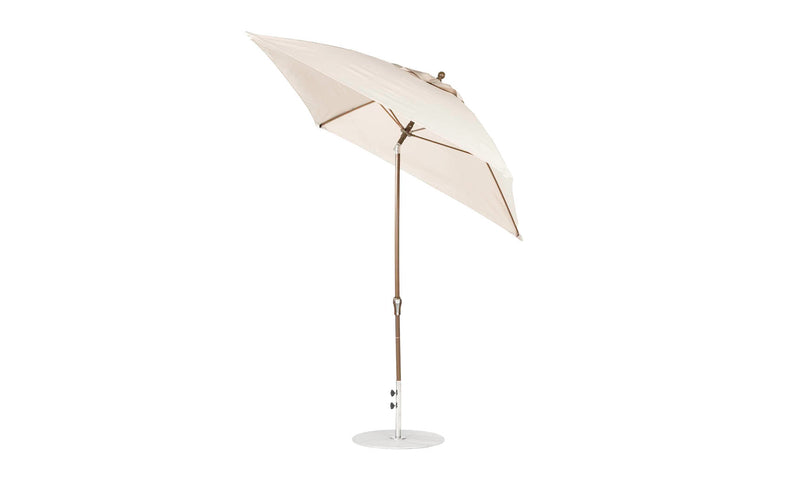 Ledge Lounger 7.5' Square Crank Auto Tilt Essential Fiberglass Umbrella