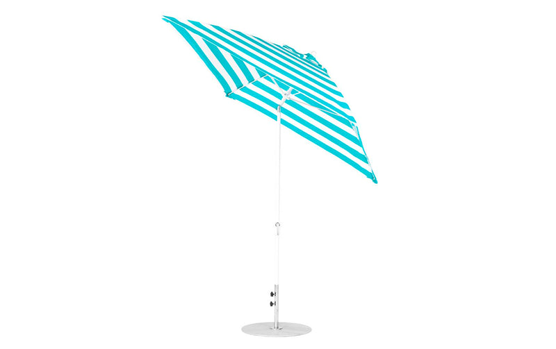 Ledge Lounger 7.5' Square Crank Auto Tilt Essential Fiberglass Umbrella