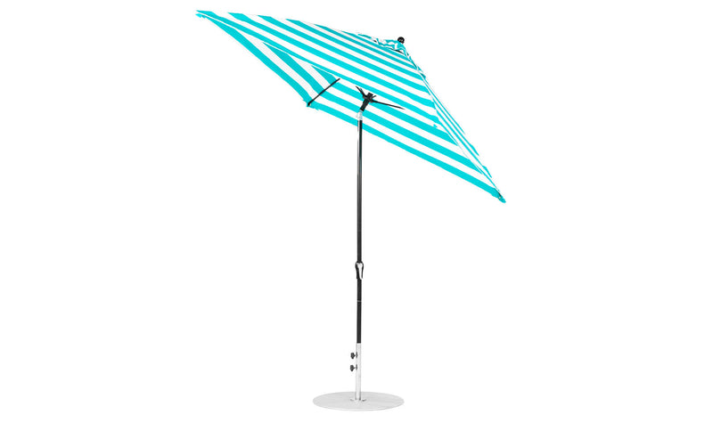 Ledge Lounger 7.5' Square Crank Auto Tilt Essential Fiberglass Umbrella