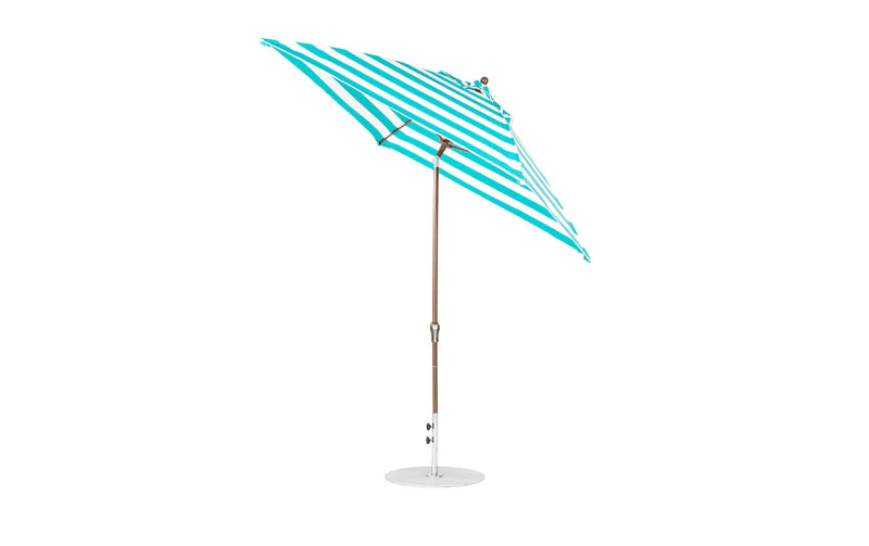Ledge Lounger 7.5' Square Crank Auto Tilt Essential Fiberglass Umbrella