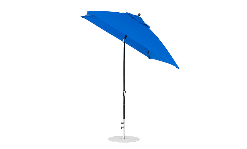 Ledge Lounger 7.5' Square Crank Auto Tilt Essential Fiberglass Umbrella