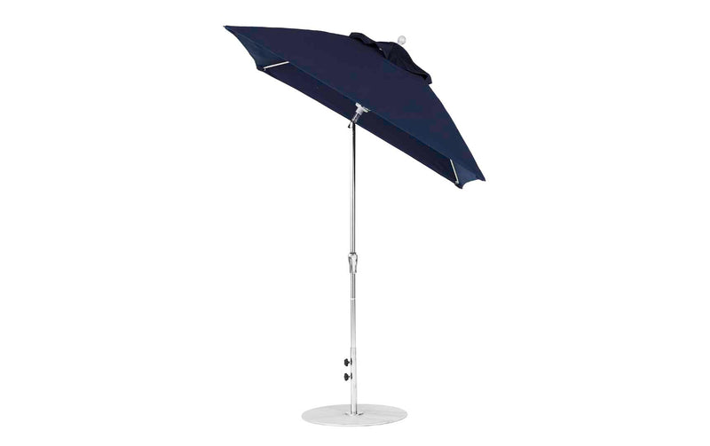 Ledge Lounger 7.5' Square Crank Auto Tilt Essential Fiberglass Umbrella