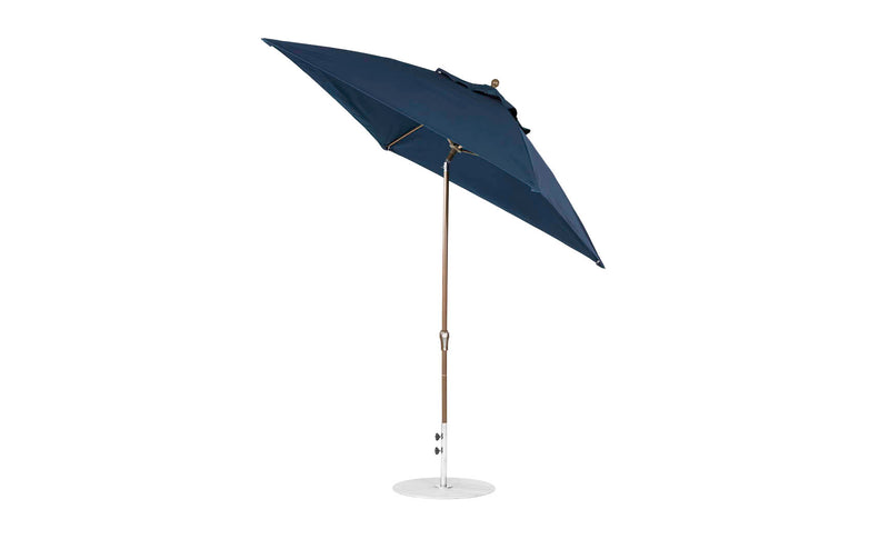 Ledge Lounger 7.5' Square Crank Auto Tilt Essential Fiberglass Umbrella