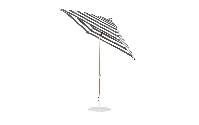 Ledge Lounger 7.5' Square Crank Auto Tilt Essential Fiberglass Umbrella