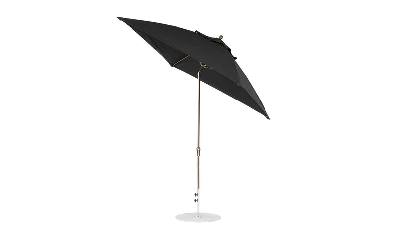 Ledge Lounger 7.5' Square Crank Auto Tilt Essential Fiberglass Umbrella