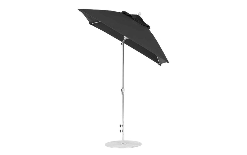 Ledge Lounger 7.5' Square Crank Auto Tilt Essential Fiberglass Umbrella
