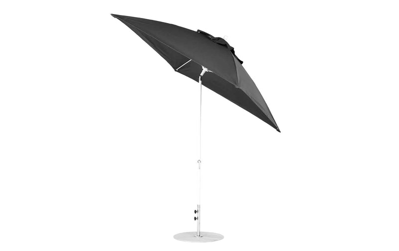 Ledge Lounger 7.5' Square Crank Auto Tilt Essential Fiberglass Umbrella