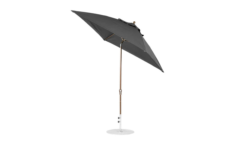 Ledge Lounger 7.5' Square Crank Auto Tilt Essential Fiberglass Umbrella