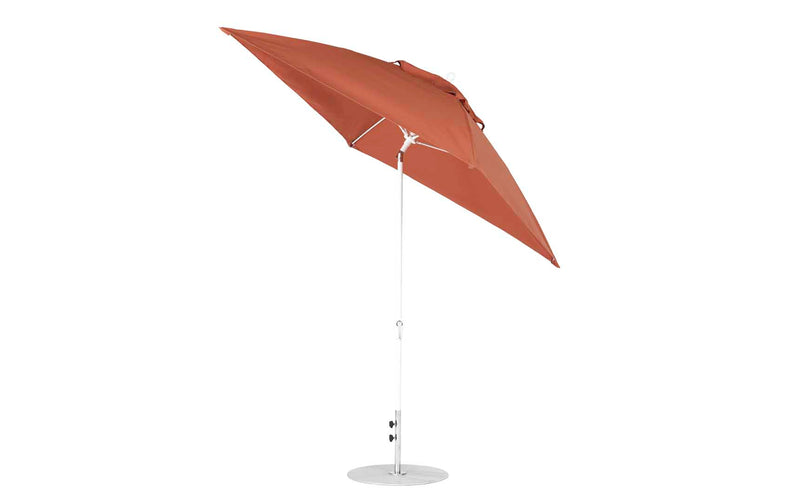 Ledge Lounger 7.5' Square Crank Auto Tilt Essential Fiberglass Umbrella