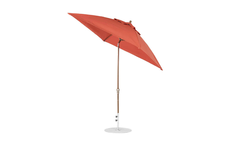 Ledge Lounger 7.5' Square Crank Auto Tilt Essential Fiberglass Umbrella