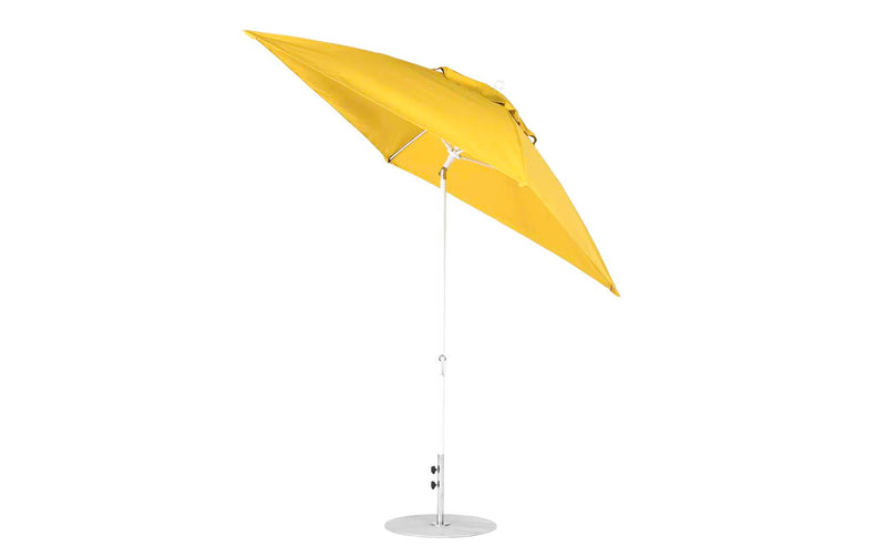 Ledge Lounger 7.5' Square Crank Auto Tilt Essential Fiberglass Umbrella