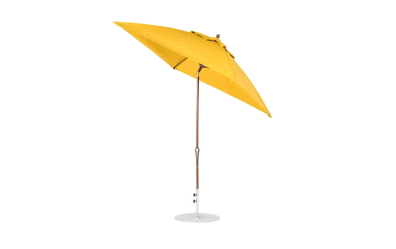 Ledge Lounger 7.5' Square Crank Auto Tilt Essential Fiberglass Umbrella
