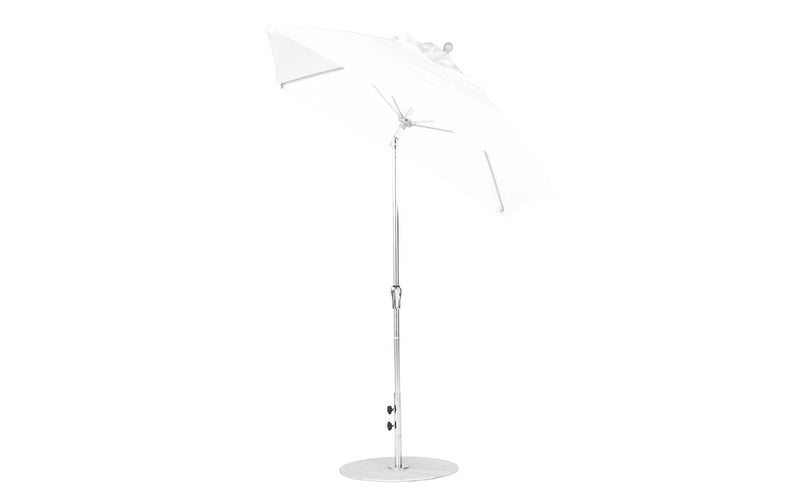 Ledge Lounger 6.5' Square Crank Auto Tilt Essential Fiberglass Umbrella