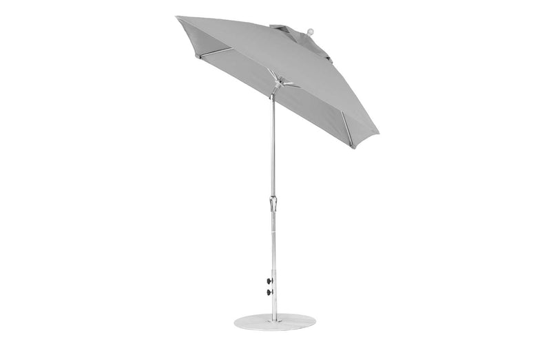 Ledge Lounger 6.5' Square Crank Auto Tilt Essential Fiberglass Umbrella