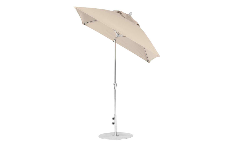 Ledge Lounger 6.5' Square Crank Auto Tilt Essential Fiberglass Umbrella