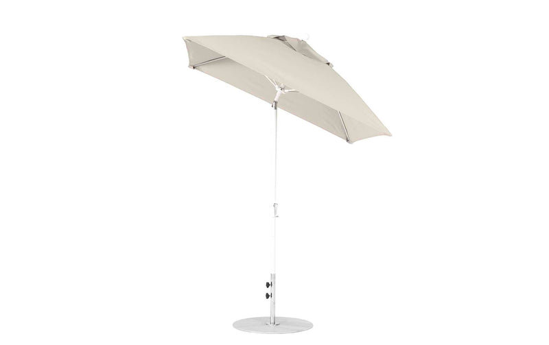 Ledge Lounger 6.5' Square Crank Auto Tilt Essential Fiberglass Umbrella