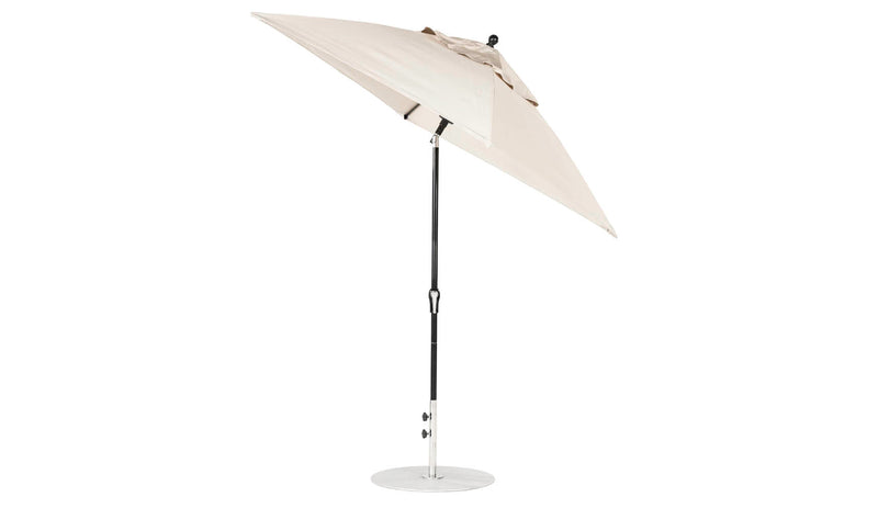Ledge Lounger 6.5' Square Crank Auto Tilt Essential Fiberglass Umbrella