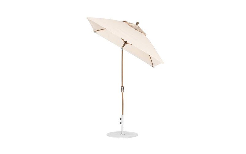 Ledge Lounger 6.5' Square Crank Auto Tilt Essential Fiberglass Umbrella