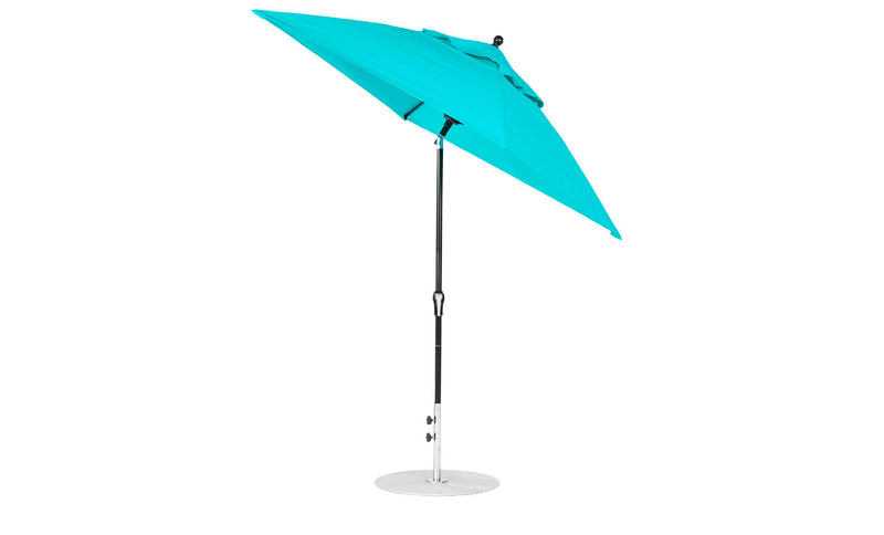 Ledge Lounger 6.5' Square Crank Auto Tilt Essential Fiberglass Umbrella