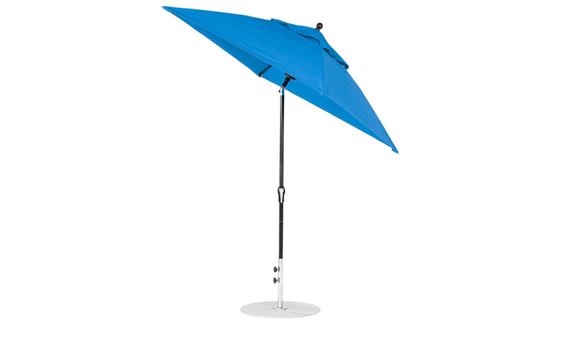 Ledge Lounger 6.5' Square Crank Auto Tilt Essential Fiberglass Umbrella