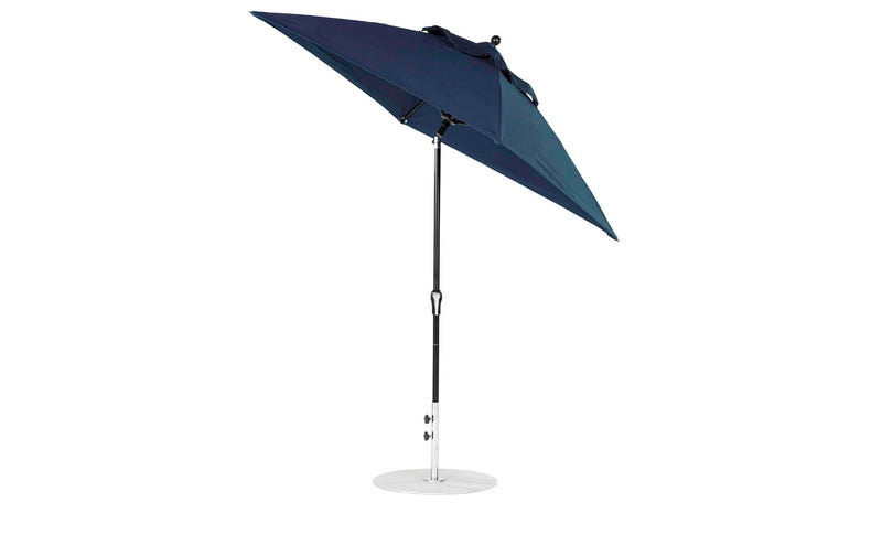 Ledge Lounger 6.5' Square Crank Auto Tilt Essential Fiberglass Umbrella