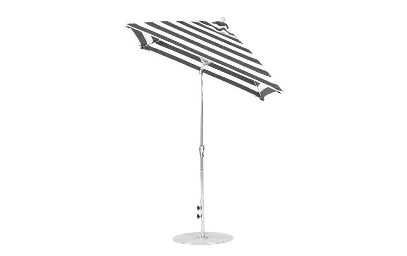 Ledge Lounger 6.5' Square Crank Auto Tilt Essential Fiberglass Umbrella