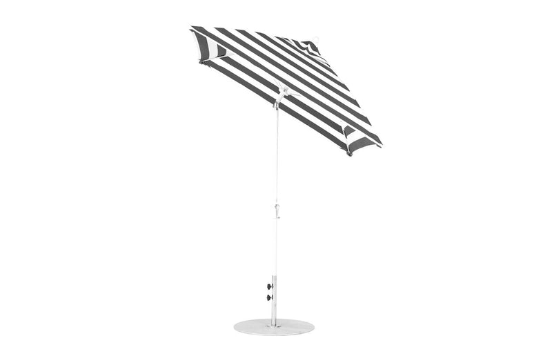Ledge Lounger 6.5' Square Crank Auto Tilt Essential Fiberglass Umbrella