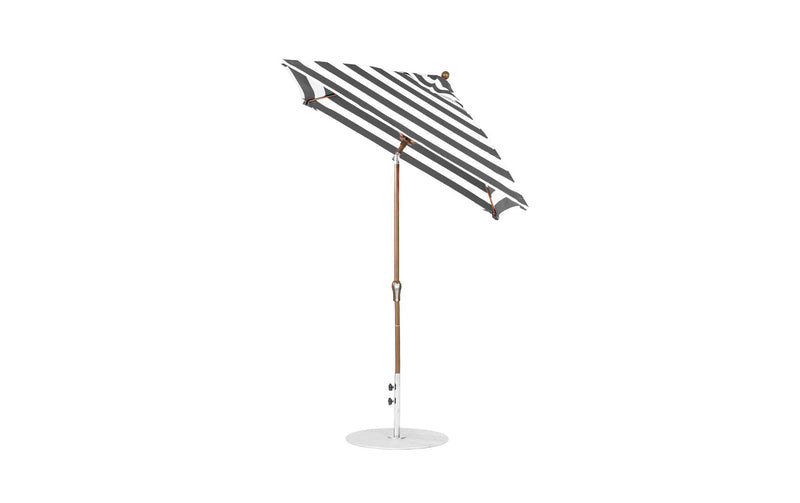 Ledge Lounger 6.5' Square Crank Auto Tilt Essential Fiberglass Umbrella