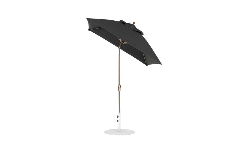 Ledge Lounger 6.5' Square Crank Auto Tilt Essential Fiberglass Umbrella