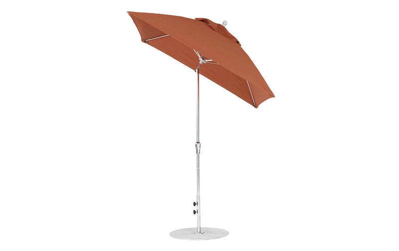 Ledge Lounger 6.5' Square Crank Auto Tilt Essential Fiberglass Umbrella